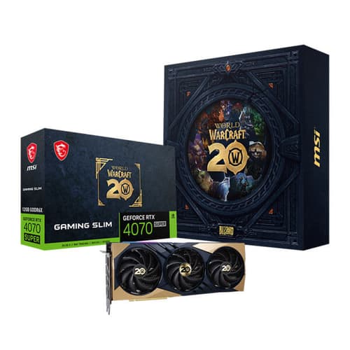 MSI RTX 4070 Super Gaming Slim World of Warcraft 12GB Graphics Card